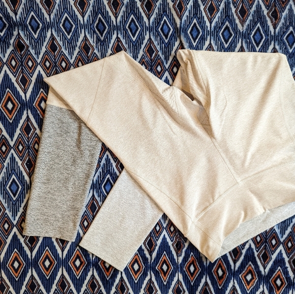 Outdoor Voices 7/8 Dipped Colorblock Leggings - Picture 2 of 4